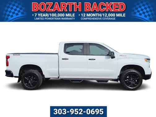 Summit White 2025 Chevrolet Silverado 1500 LT Trail Boss