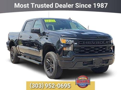 Black 2022 Chevrolet Silverado 1500 Custom Trail Boss