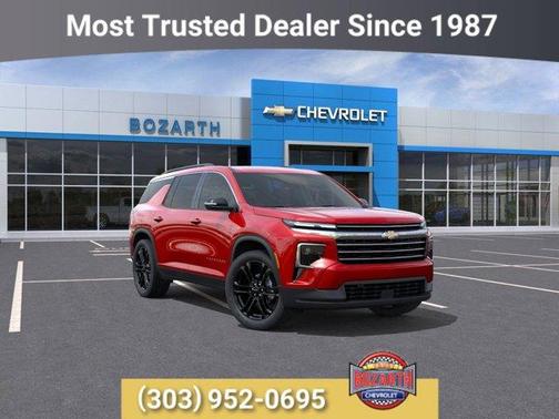 Radiant Red 2026 Chevrolet Traverse LT