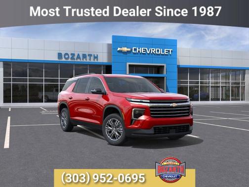 Radiant Red 2026 Chevrolet Traverse LT