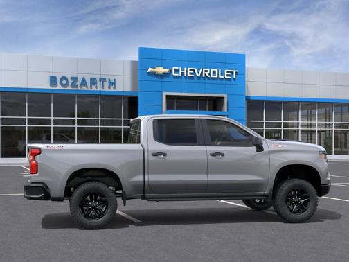 Sterling Gray Metallic 2026 Chevrolet Silverado 1500 Custom Trail Boss