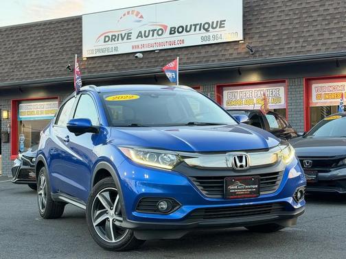 Aegean Blue Metallic 2022 Honda HR-V EX