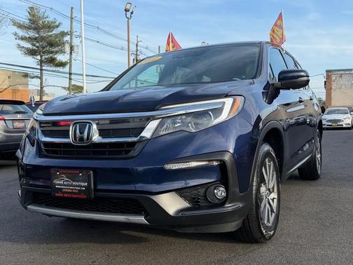 Blue 2022 Honda Pilot AWD EX-L