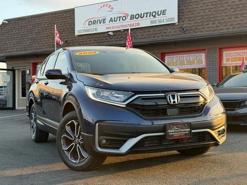 Blue 2020 Honda CR-V AWD EX