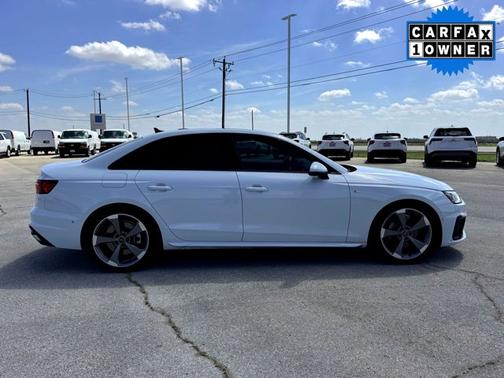 White 2021 Audi A4 S line Prestige