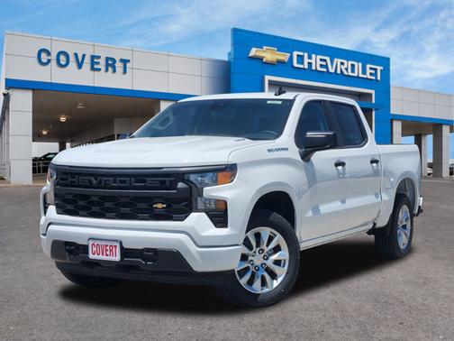 Summit White 2026 Chevrolet Silverado 1500 Custom