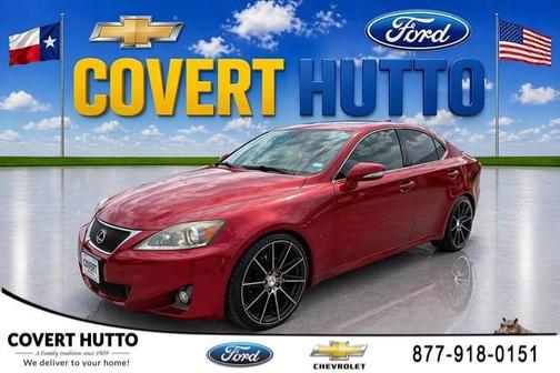 Red 2012 Lexus IS 250 Base
