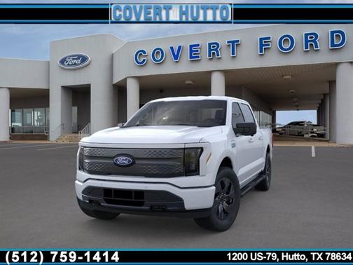 Oxford White 2025 Ford F-150 Lightning Flash