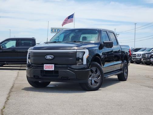 Black 2024 Ford F-150 Lightning Flash