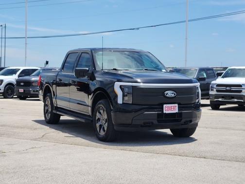 Black 2024 Ford F-150 Lightning Flash