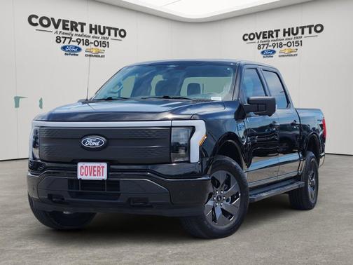 Black 2024 Ford F-150 Lightning Flash