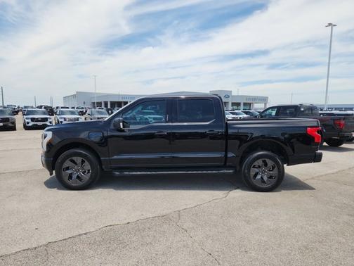 Black 2024 Ford F-150 Lightning Flash