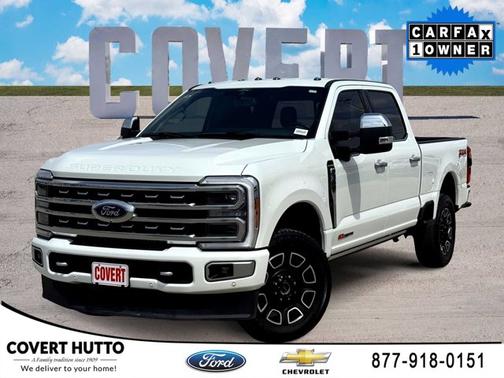 White 2024 Ford F-350 Platinum