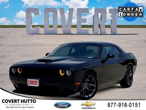 Pitch Black Clearcoat 2023 Dodge Challenger GT