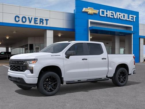 Summit White 2026 Chevrolet Silverado 1500 Custom