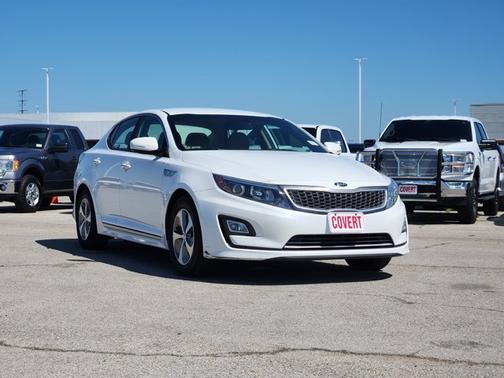 Snow White Pearl 2014 Kia Optima Hybrid LX