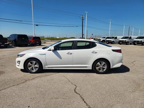 Snow White Pearl 2014 Kia Optima Hybrid LX