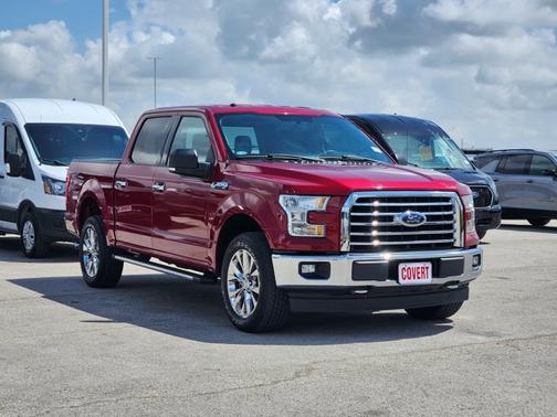Red 2017 Ford F-150 XLT