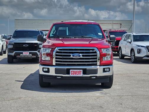 Red 2017 Ford F-150 XLT