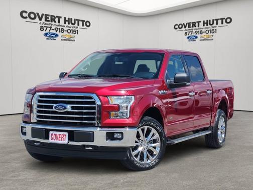 Red 2017 Ford F-150 XLT
