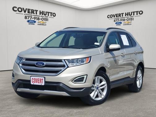 Beige 2018 Ford Edge SEL