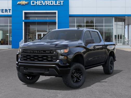 Black 2026 Chevrolet Silverado 1500 Custom Trail Boss