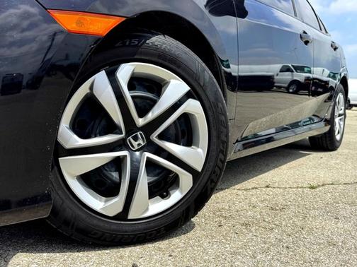 Black 2017 Honda Civic LX