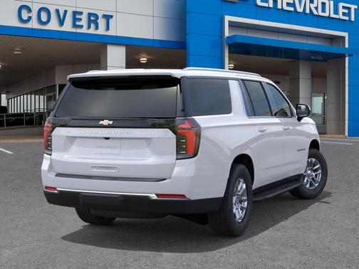 Summit White 2026 Chevrolet Suburban LS