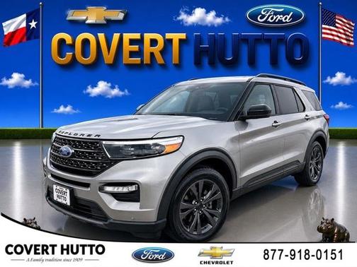 Silver 2021 Ford Explorer XLT