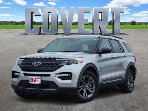 Silver 2021 Ford Explorer XLT
