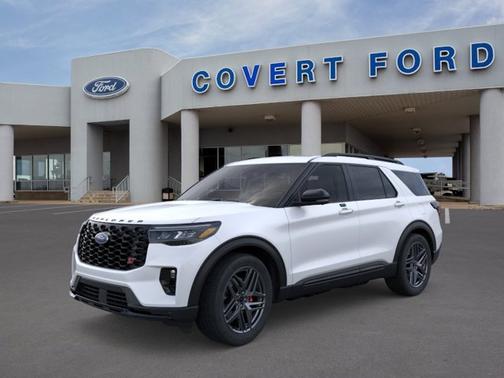 Star White Metallic Tri-Coat 2026 Ford Explorer ST