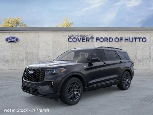 Agate Black Metallic 2026 Ford Explorer ST-Line