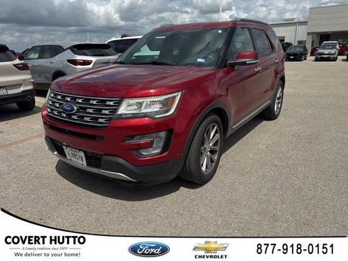Red 2017 Ford Explorer Limited