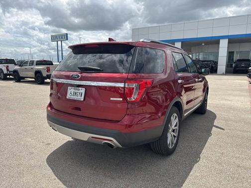 Red 2017 Ford Explorer Limited