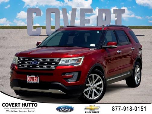 Red 2017 Ford Explorer Limited