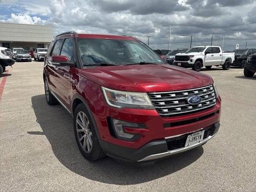 Red 2017 Ford Explorer Limited