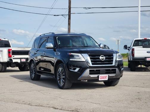 Super Black 2022 Nissan Armada Platinum