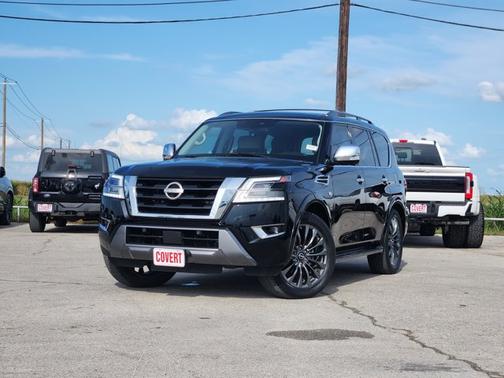 Super Black 2022 Nissan Armada Platinum