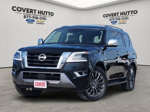Super Black 2022 Nissan Armada Platinum