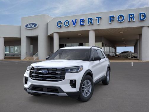 Star White Metallic Tri-Coat 2026 Ford Explorer Active