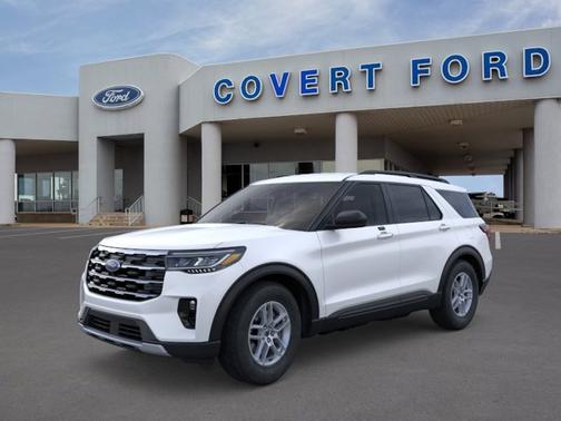 Star White Metallic Tri-Coat 2026 Ford Explorer Active