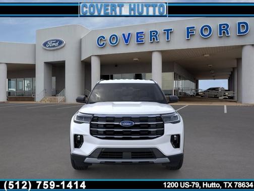 Star White Metallic Tri-Coat 2026 Ford Explorer Active