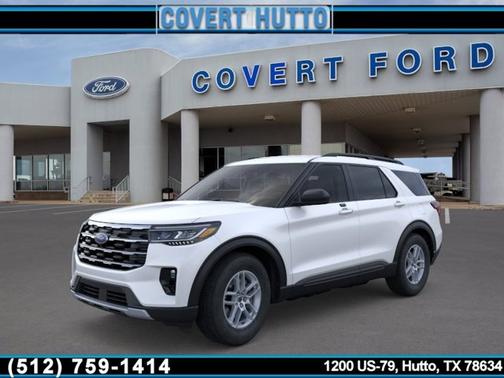 Star White Metallic Tri-Coat 2026 Ford Explorer Active