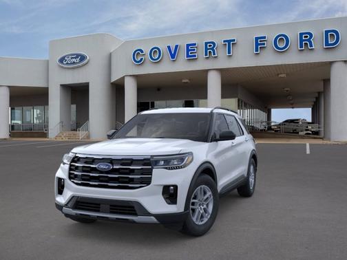 Space White Metallic 2026 Ford Explorer Active