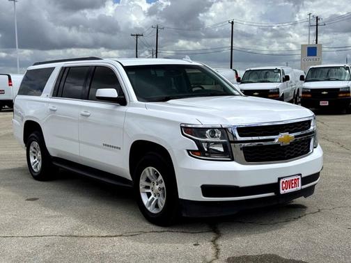Summit White 2018 Chevrolet Suburban LT