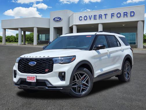 Star White Metallic Tri-Coat 2026 Ford Explorer ST