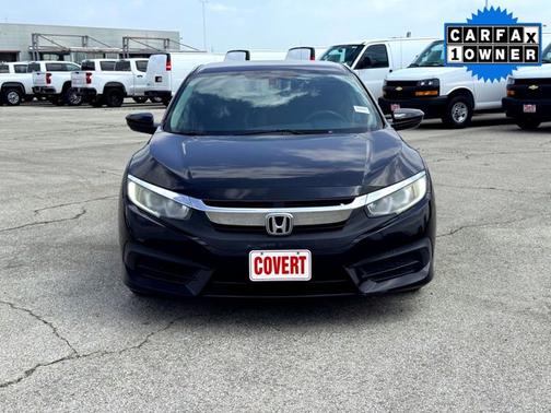 Black 2017 Honda Civic LX