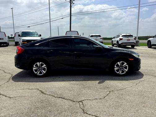 Black 2017 Honda Civic LX