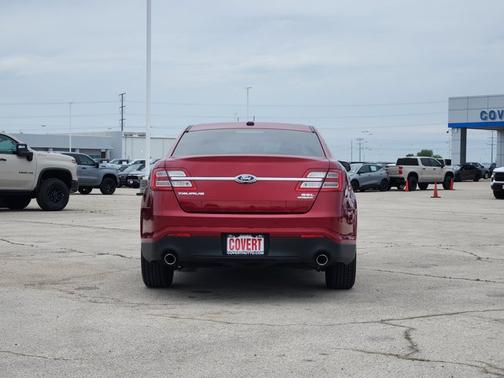 Red 2017 Ford Taurus SEL