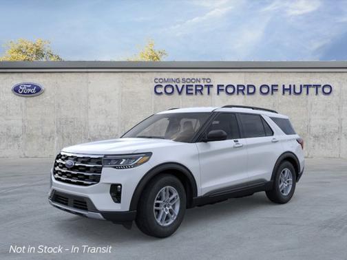 Space White Metallic 2026 Ford Explorer Active